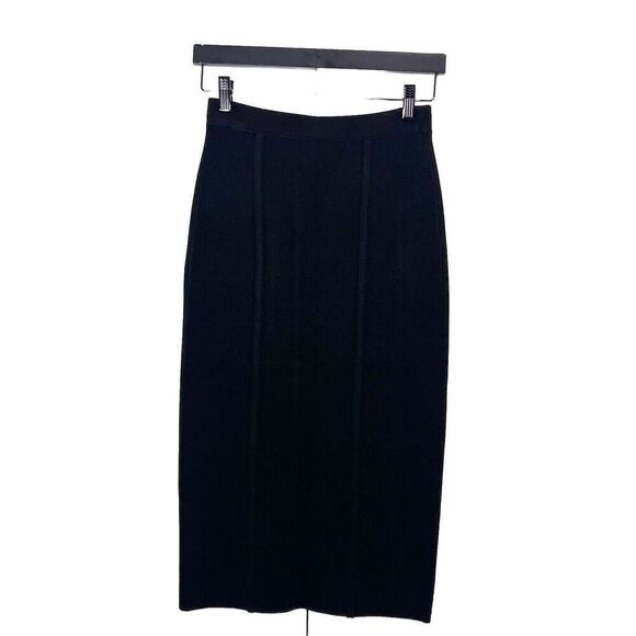 Diane Von Furstenberg Black Pencil Skirt - Picture 1 of 6